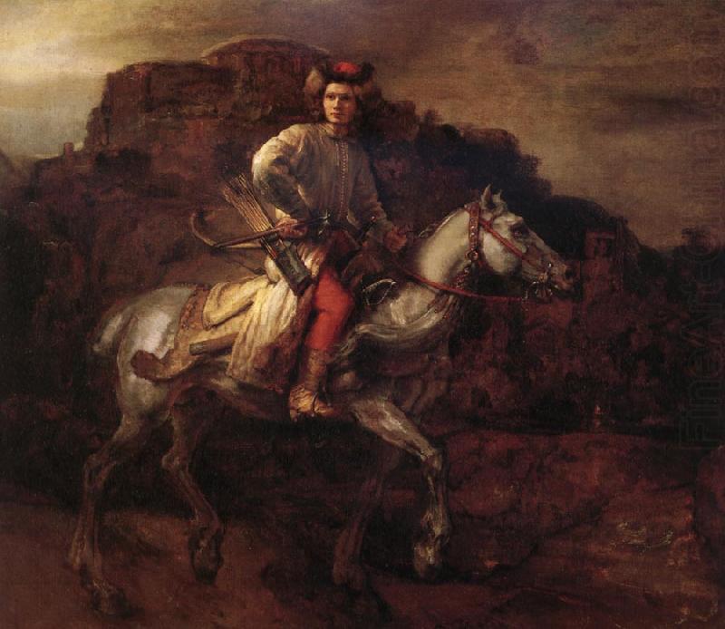 Rembrandt van rijn The polish rider oil painting picture